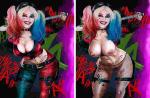 Sexy Girl Custom Lenticular Printing 3D Effect Picture Three Images Changing