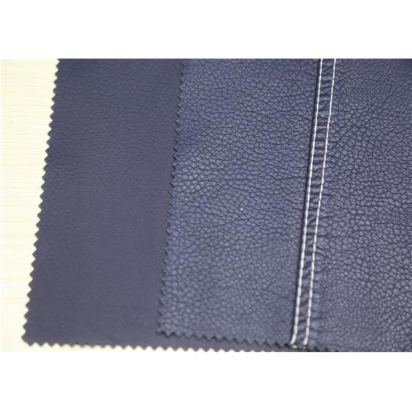China Durable PU Coated Leather Anti - Mildew , Polyurethane Faux Leather Fabric factory