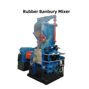 40rpm Mixing Speed 50L Falling Type Closed Rubber Banbury Mixer With PLC Control