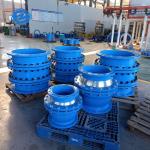 DN800 6" 8 Inch Double Flange Limit Expansion Joint Round Head For High Pressure
