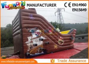 China Custom Printing Inflatable Commercial Bouncy Castles With Slide factory