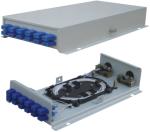 8, 12, 24 ports optional Wall mounted cold Steel Fiber Optic Terminal Box 330 *
