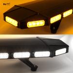 High Intensity LED Strobe Light Bar Low Profile Emergency Warning for Law