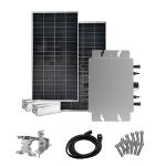 Balcony Power Grid Tie Micro Inverter IP65 Waterproof Wvc 1600 Aluminum Alloy