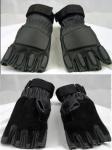Airsoft Paintball Military Combat Gloves , Half Finger Workout Gloves Breathable