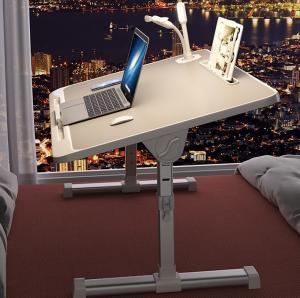 China Customized Wooden Height Adjustable Manual Lifting Tea Desk for Office Management factory