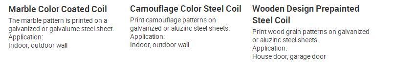 China Big Factory Good Price 0.12-6.0mm Aluminum Coil SGCC Print Prepainted Coils PPGL PPGI Coil