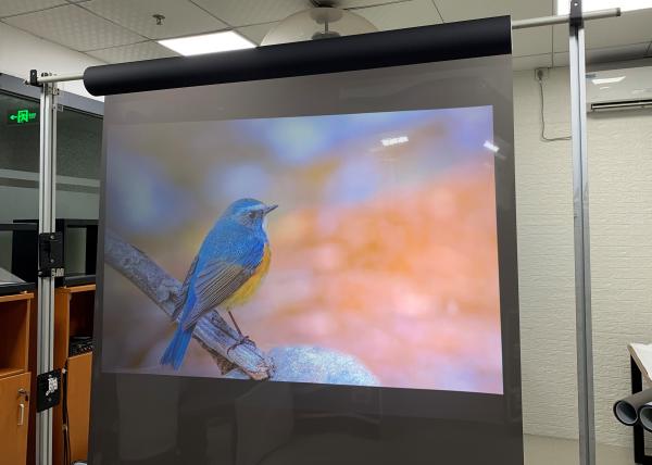 Clear Transparent Holographic Screen , Holoscreen 100 Microns For Display /