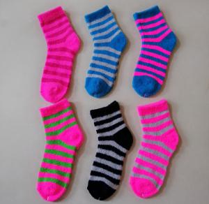China Polyester Winter Women's Novelty Socks / Warm Womens Socks Thick Cozy Fuzzy factory