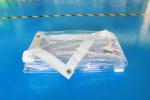 Heavy Duty Pvc Transparent Tarpaulin With Grommets Tear Resistant Canopy Cover