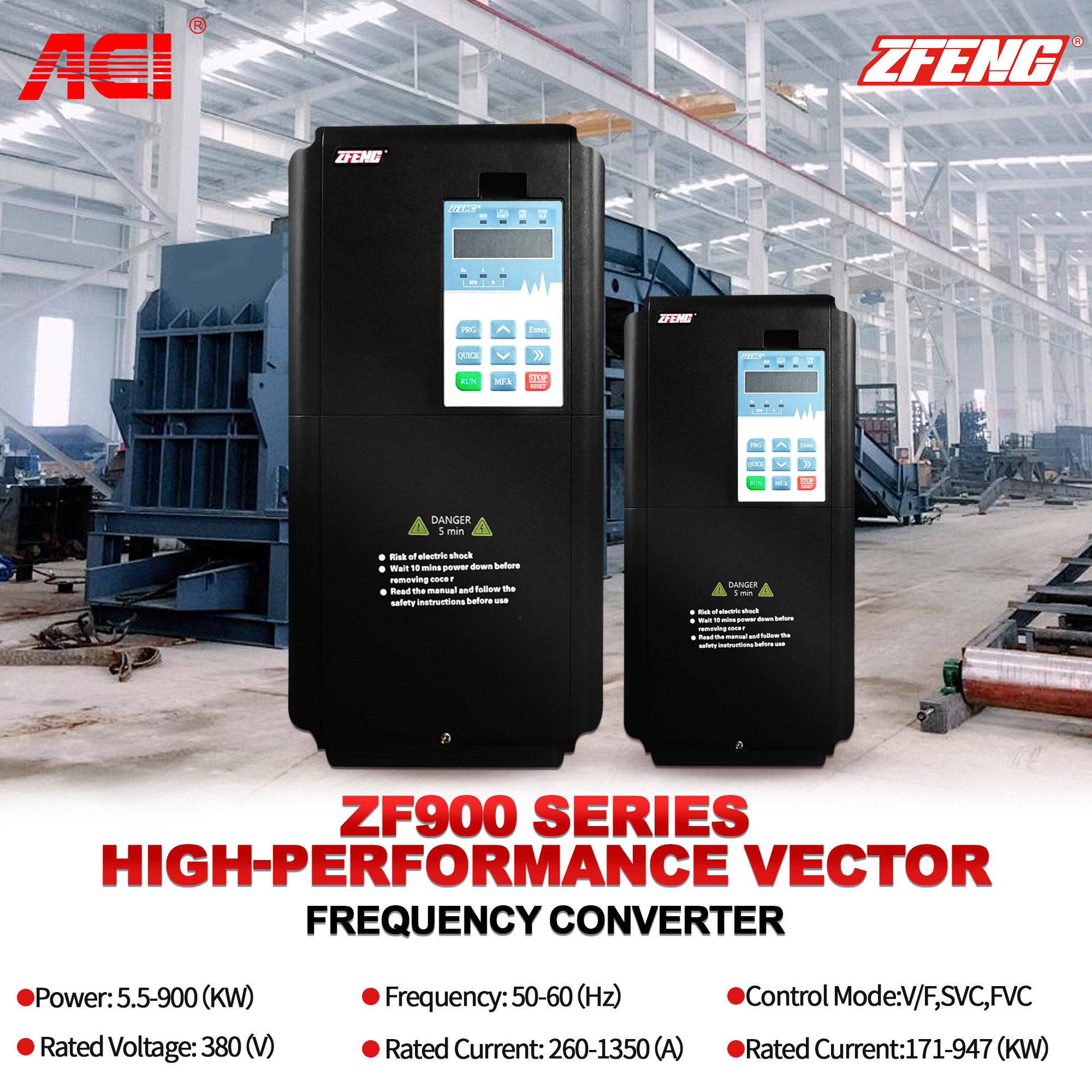 China High-Efficiency Low Voltage VFD Inverter | Energy-Saving 3-Phase 380V Vector Frequency Inverter For Industrial Motors factory