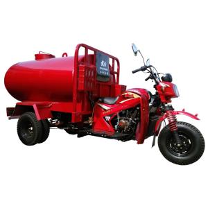 China Spacious 3-wheel rainwater storage tank tricycle with 5.00-12 tires and 12V28A battery factory