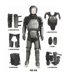 FOX-106 Riot control gear full set fireproof suit