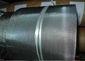China Silver SS Flat Wire Conveyor Belt Customized Length Unique Design factory