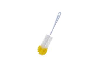 China Adjustable Sponge Bottle Washer Brush Plastic Long Handle Cup Feeding Bottle Scrubber Brush factory