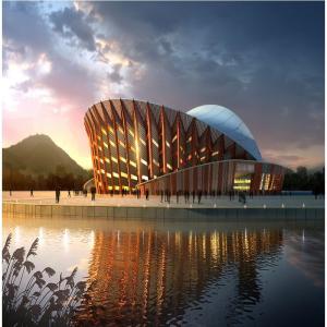 China Q235 Sofi Stadium Roof Structure Galvanized Steel Structure Punching factory