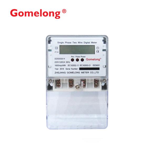 Gomelong NEW Type Single Phase Smart Electricity Kwh Energy Meter Price With