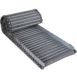 Cnc Machine Steel Scraps Chips Stainless Steel Conveyor Belt Hinged Metal Belts