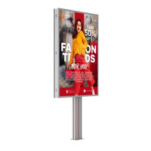 China Easy installation waterproof IP65 p6 8000nits steel 4G system outdoor advertising led billboard with HDMl factory