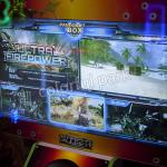 Coin Opertaed Games gun shooting coin pusher aliens extermination game machine