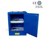Blue Metal Corrosive Storage Cabinet / Hazardous Storage Cupboards 30 Gallon