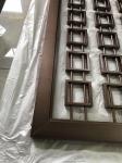 Brown Color Customized Size Popular Metal Room Divider