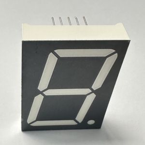 China Ultra White Single Digit 38mm 7 Segment LED Display Common Anode for Digital Clock Indicator on sale