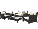 Waterproof Chairs Outdoor Rattan Indoor Sofa Set Garden Patio Lounge