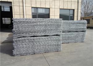 China PVC Coating Galvanized Gabion Boxes For Stabilization And Protection factory