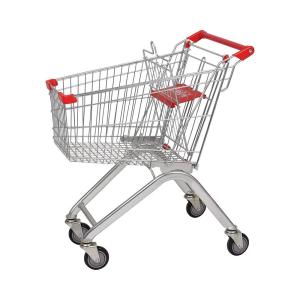 China 60L Top Selling European style supermarket metal shopping trolley for carrying factory