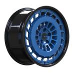 Brushed Blue Two Piece Forged Wheels ET25 HUB 72.6mm 22 Inch Rims 5x120