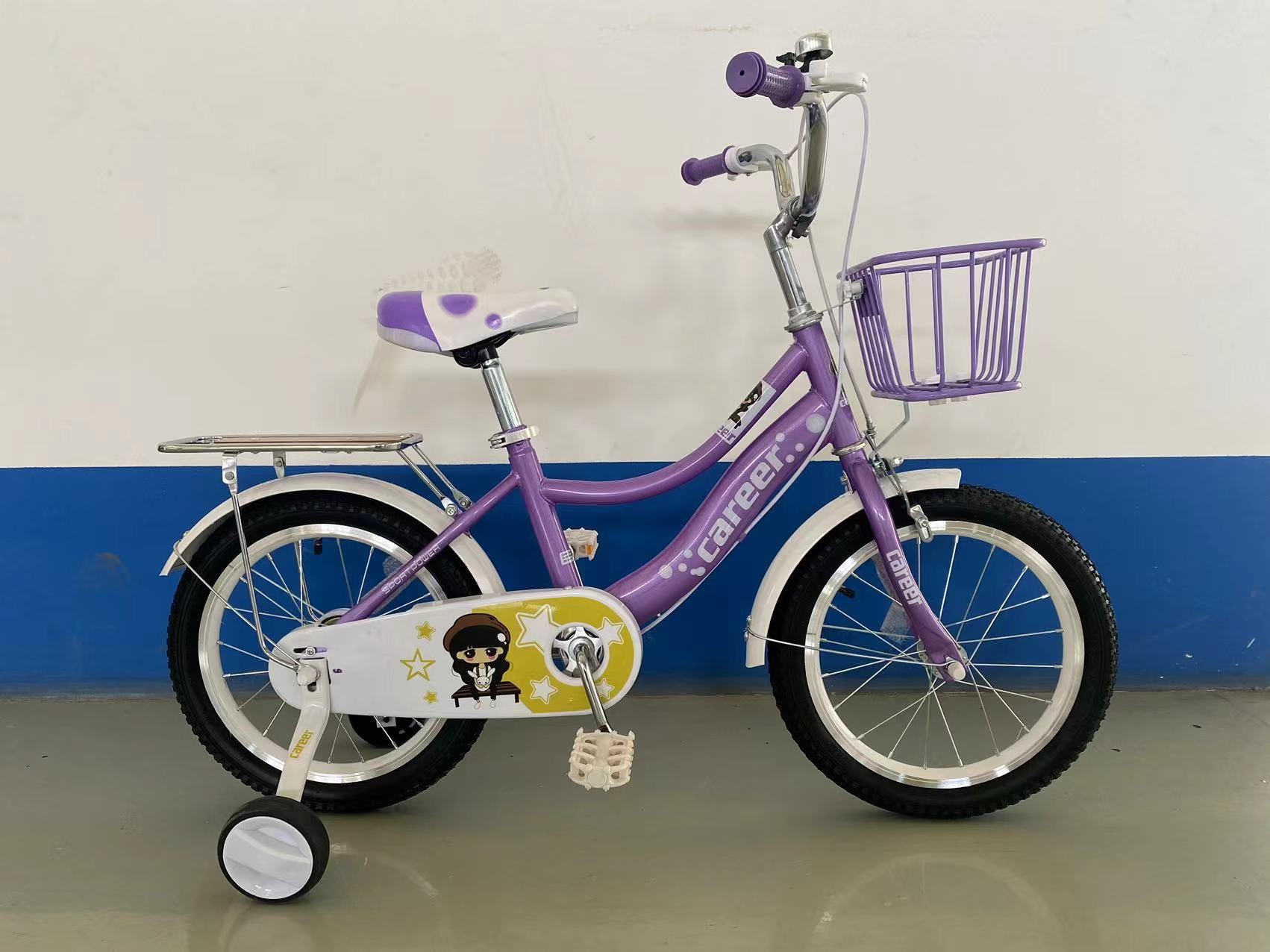 Hot selling children gift girls carbon steel bicycle 12 16 20 inch pink bicycle bike for girls