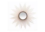 Living Room Wall Decorative Metal Framed Mirror Gold Sunburst Wall Mirror