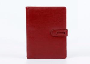China PU Leather Hard Cover Notebook Planner / Journal Flexor Printing With Pen factory