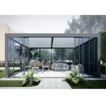 Luxury Outdoor Waterproof Sun Shade Motorized Gazebo Louvered Aluminum Pergola