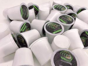 China 0.6Mpa Straght Line Coffee Capsule Filling Machine With Top Rim Clean Station factory