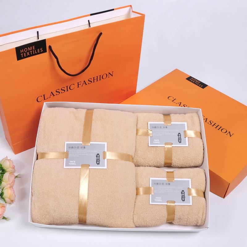 Child-Proof Luxury Set 3 in 1 Hotel Designer Coral Fleece Bathroom Bath Towel Set