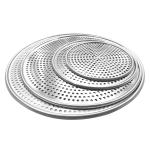 commercial 10 inch pizza bandeja para hornear punch pizza tray moldes para