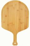 Durable Bamboo Pizza Board , Professional Pizza Peel Cutting Board Wood Material