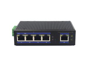 China UT05FP unmanaged industrial 5port 10/100M UTP RJ45 POE ethernet switch DIN Rail factory