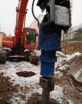 Power Hydraulic Earth Auger For 500mm Max Auger Diameter Clay / Shale Drilling