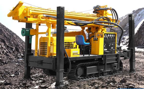 350m Deep Water Well Hydraulic Crawler Drill Machine Equipment Big Steel