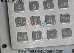 Liquidproof Vandal Proof Keypad Rear Panel Mounting , Customizable Keypad