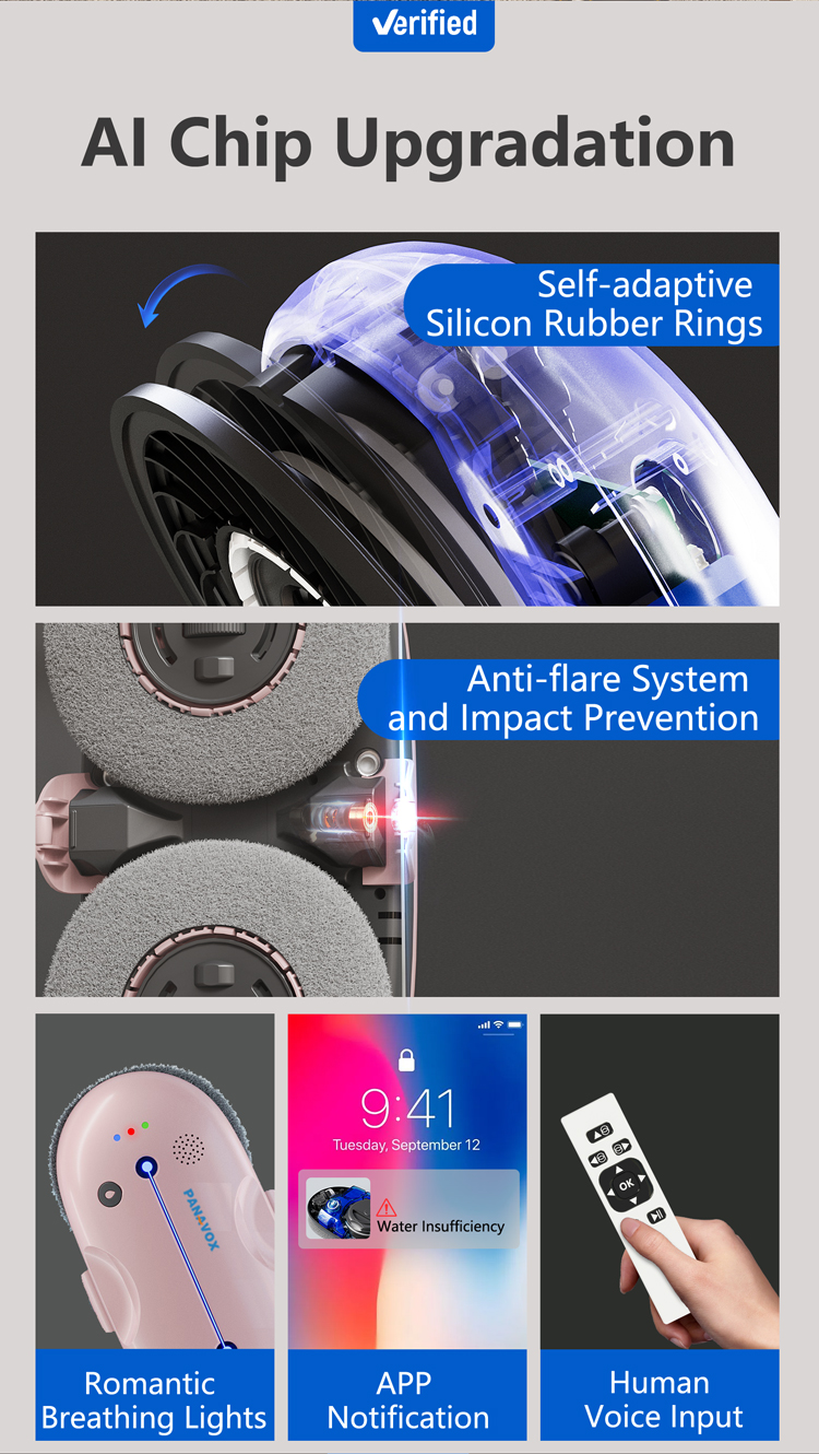 Speedy Window Cleaner Robot 110v - 240v Water Clean Robot Automatic Dual Water Spray