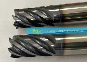 China Customized And OEM Cemented Solid Carbide End Mills / Four Flute End Mill factory