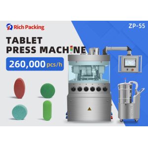 ZP-41/55 press tablet machine With Maximum Production Capacity 260 000 Pcs/h