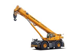 China 80 Ton Heavy Duty Hydraulic Mobile Crane / Engineering Rough Terrain Crane factory