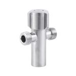 2 Way SS304 SUS304 Angle Valve For Bathroom Shower