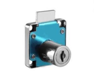 China Safety Zinc Alloy Cabinet And Drawer Locks D19xL22mm / D19x32mm factory