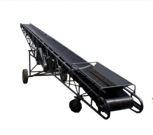 China Maximum Length 20m Mobile Portable Belt Conveyor factory